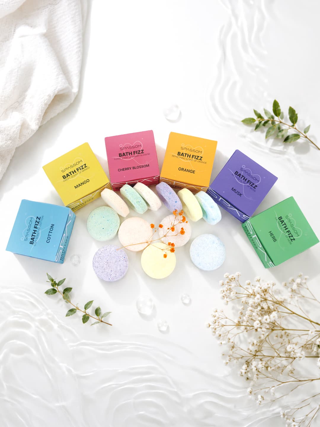_SPASSOM_ Bath Bomb Line _ Bath Fizz _ Bubble Fizz